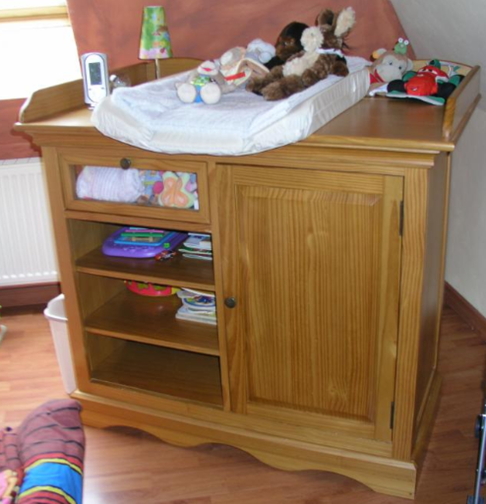 COMMODE MEUBLE A LANGER Mobilier enfants