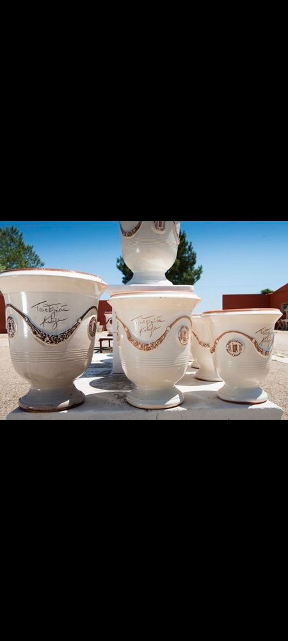 poterie vase vasque d'anduze Jardin