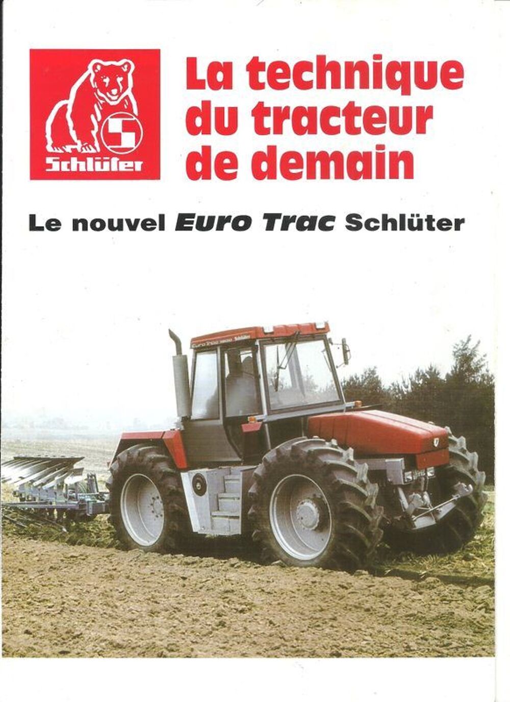 Prospectus machine &agrave; vendanger BRAUD et tous prospectus trac 