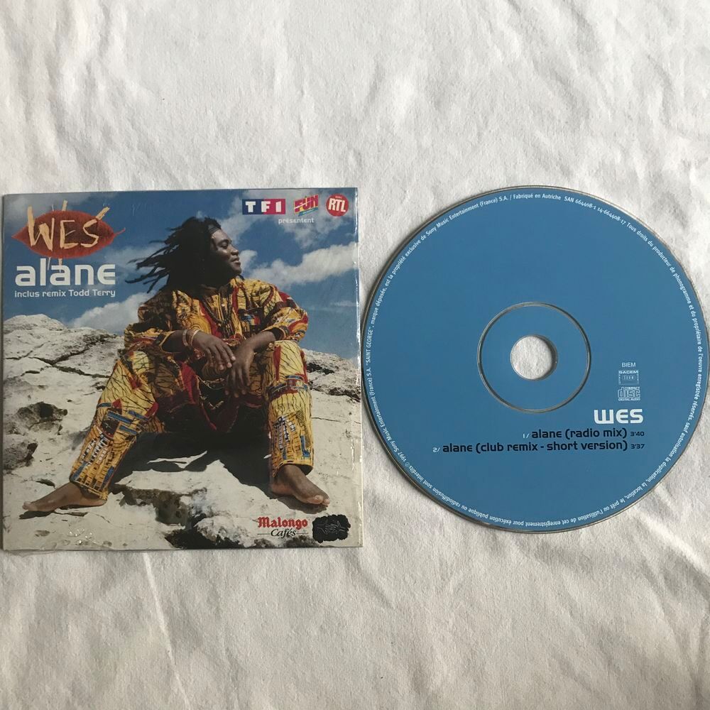 CD Wes Alane Avec TF1, Fun Radio, RTL CD et vinyles