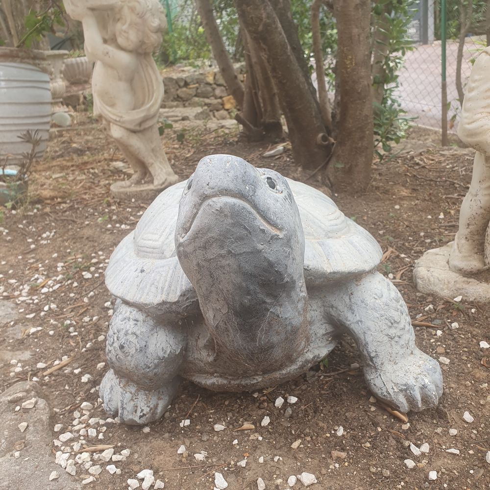 tortue geante en r&eacute;sine Jardin