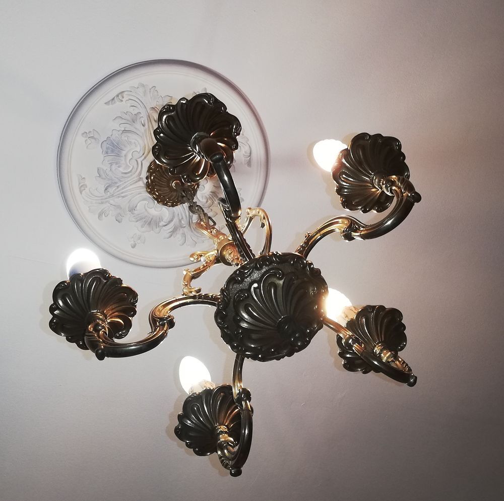Lustre R&eacute;gence Louis XIV Bronze v&eacute;ritable France Décoration
