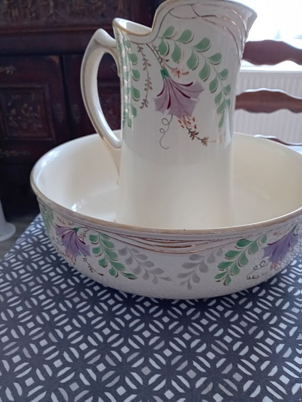 BROC ET CUVETTE CERAMIQUE SALLE DE BAIN 