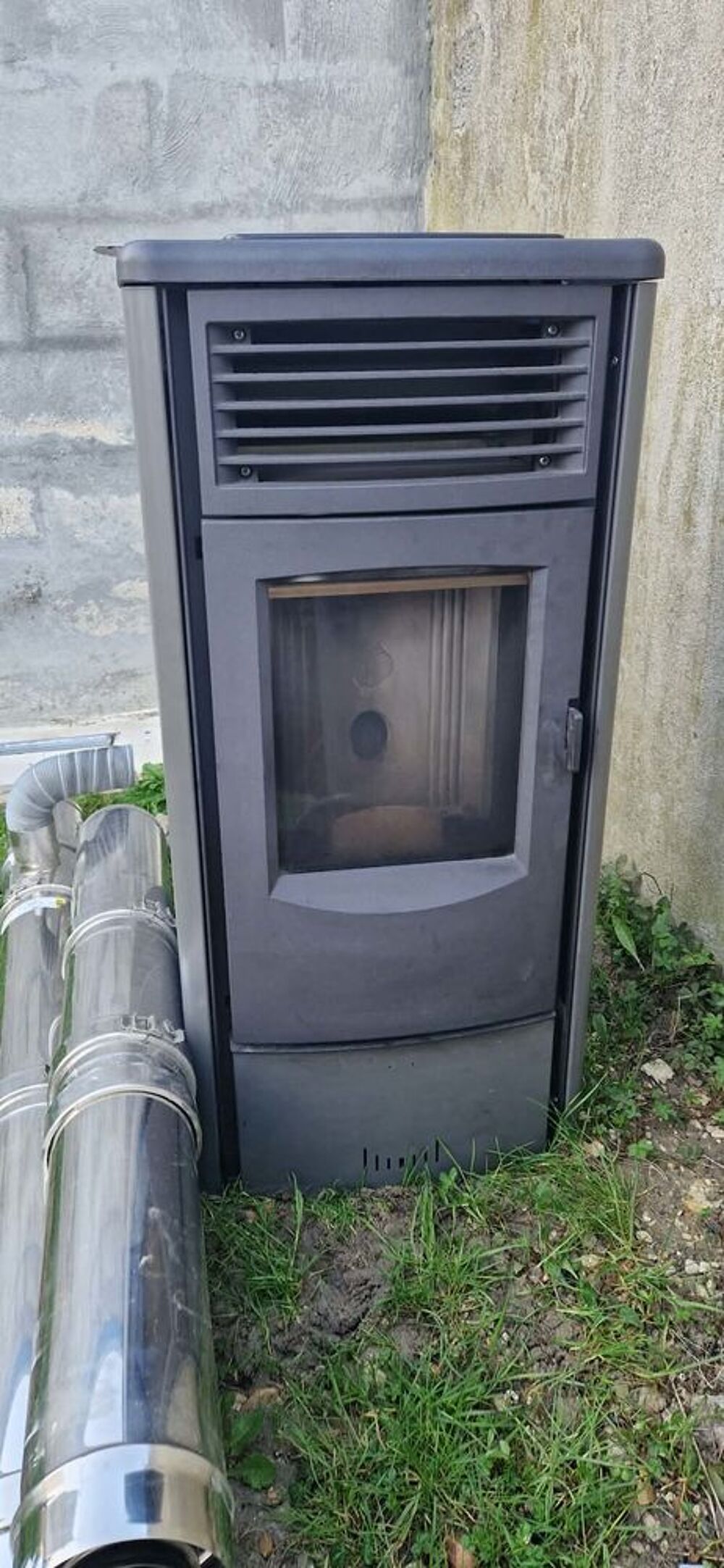 Po&ecirc;le &agrave; granul&eacute;s SUPERIOR (Piazzetta) 6kW + Tubage inox Bricolage