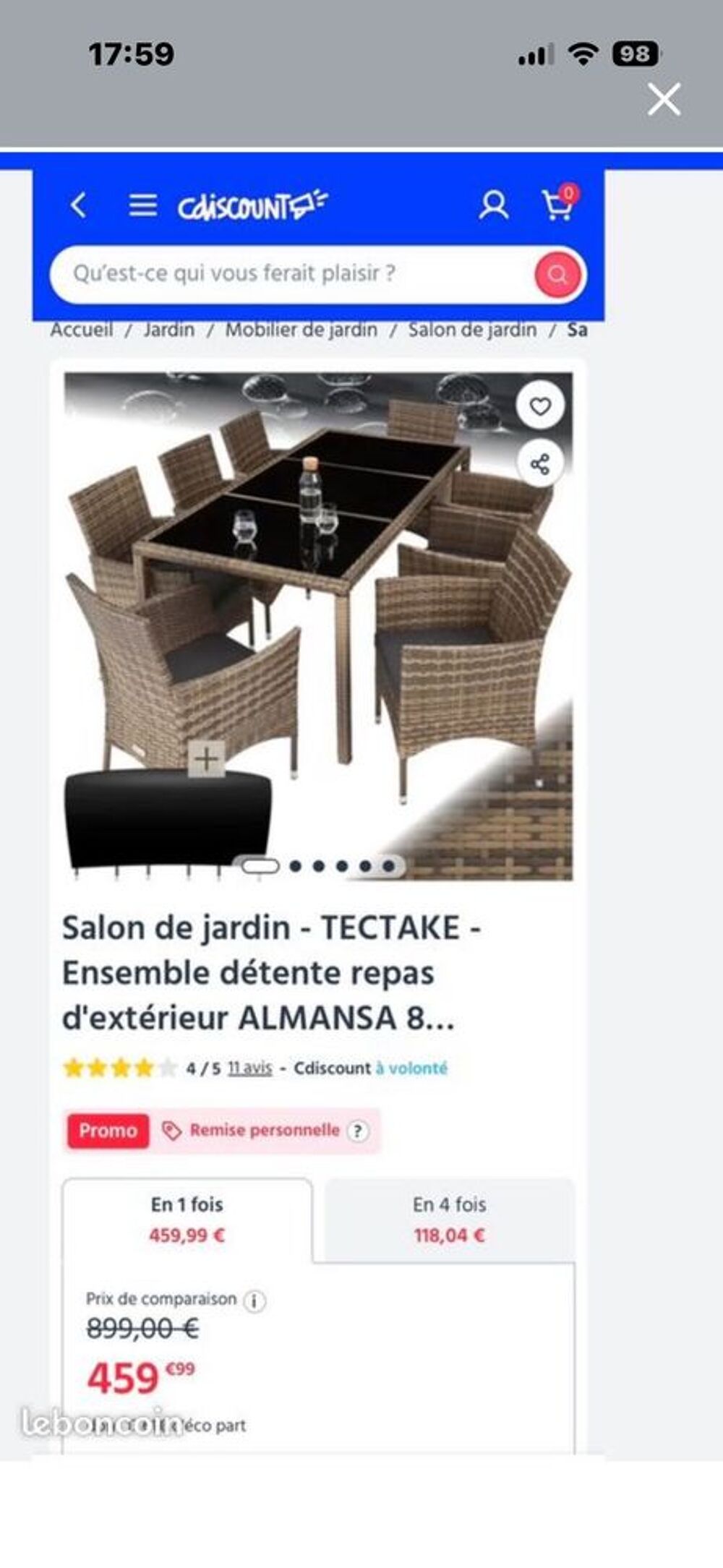 je ma table de jardin Jardin