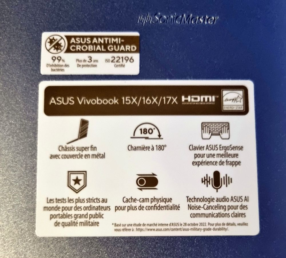 ORDINATEUR PORTABLE ASUS Matériel informatique