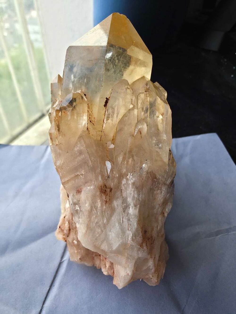 Sp&eacute;cimen Rare : Citrine Naturelle Brute de Kolwezi(Congo)-421g 