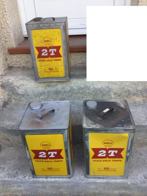 Bidons SHELL - Lot de 3 bidons 165 Toulouse (31)