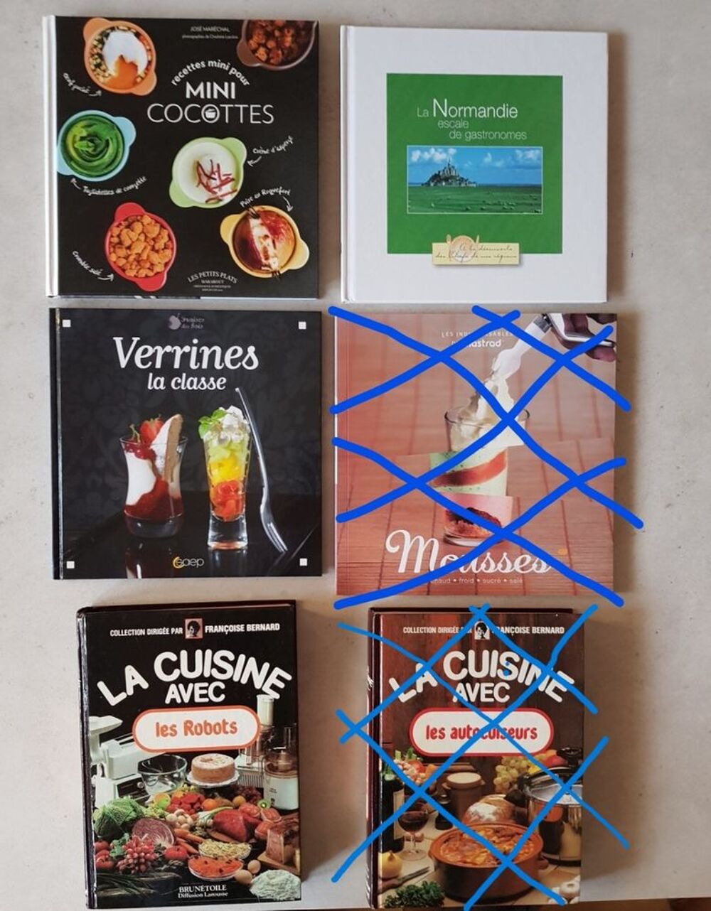 4 LIVRES de cuisine Livres et BD