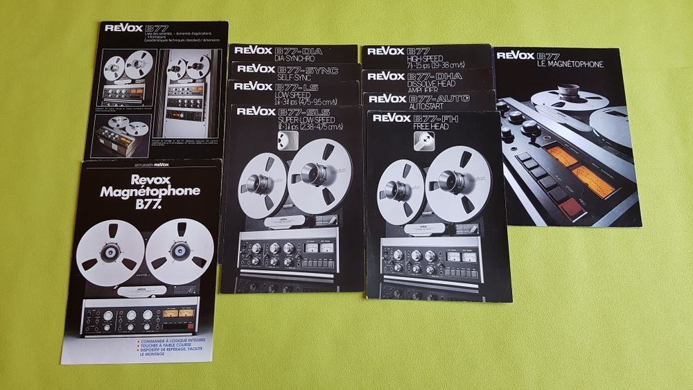 MAGN&Eacute;TOPHONES B77 REVOX Audio et hifi