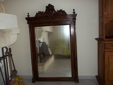 Grande Glace (Miroir) avec cadre orn bois 80 Gelos (64)