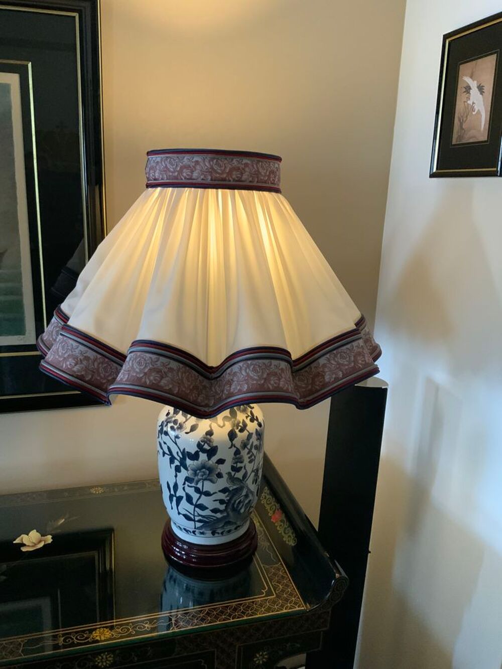 Lampe porcelaine chinoise Dcoration