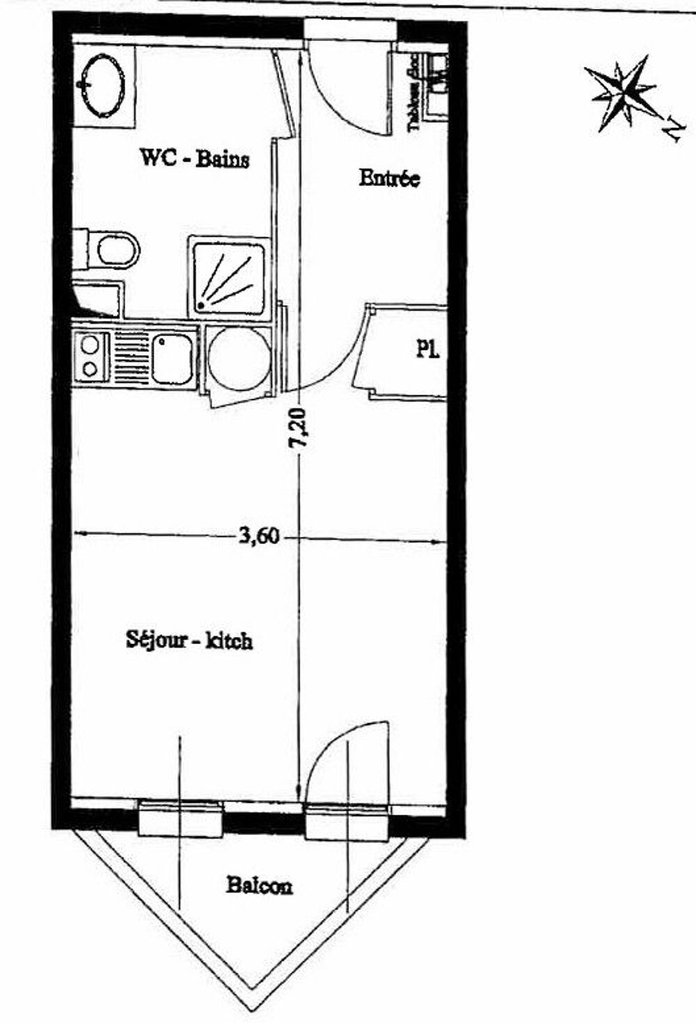 Location Appartement Studio de 25 m² à 150 m des facultés, du Campus Périgord Champcevinel