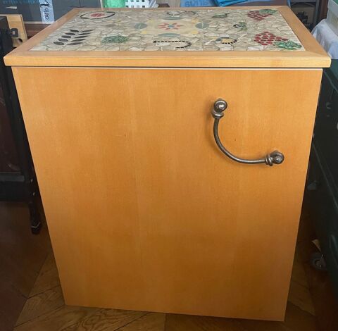 Meuble neuf plateau en mosa�que fait main par artiste 580 Paris 16 (75)