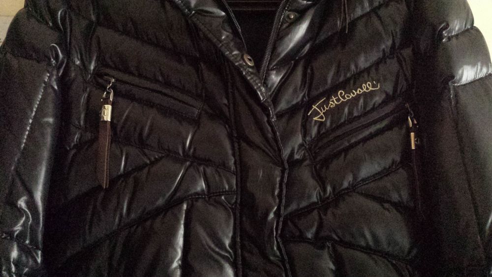 BLOUSON NOIR FEMME J"UST CAVALLI" Vêtements