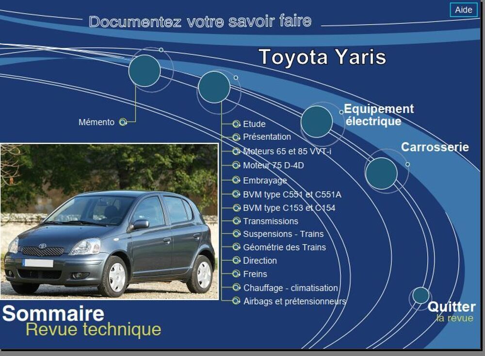 Manuels de r&eacute;paration Toyota Yaris 