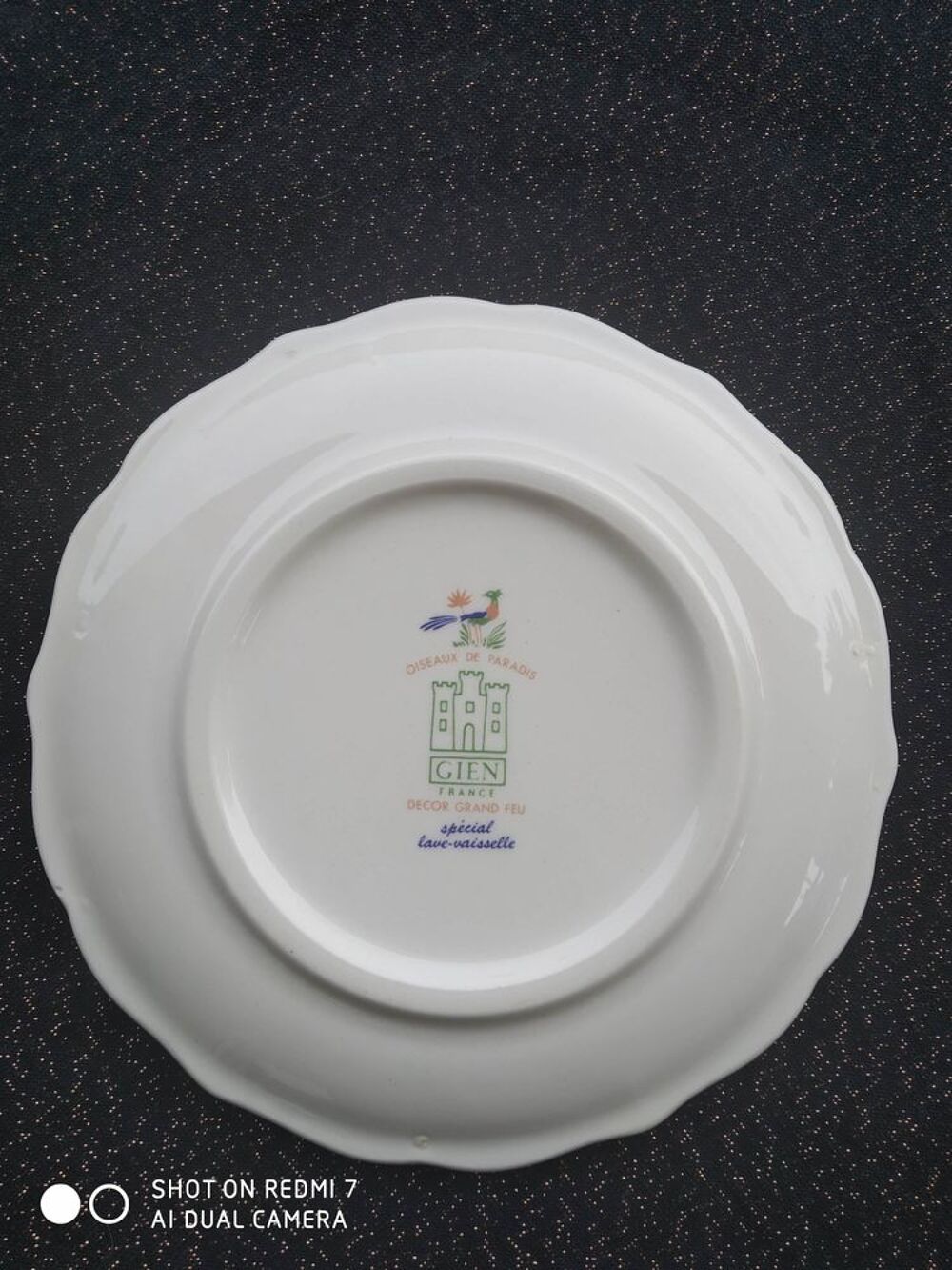 8 Assiettes a dessert giens oiseaux du paradis Cuisine