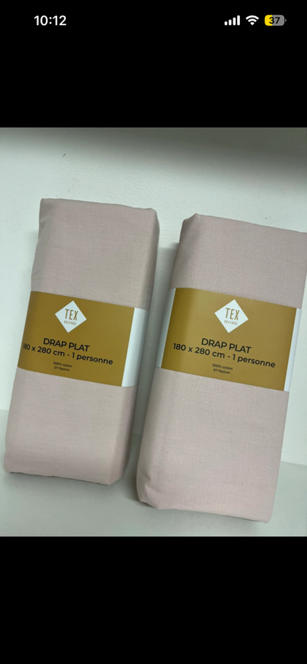 Lot draps plats Puériculture