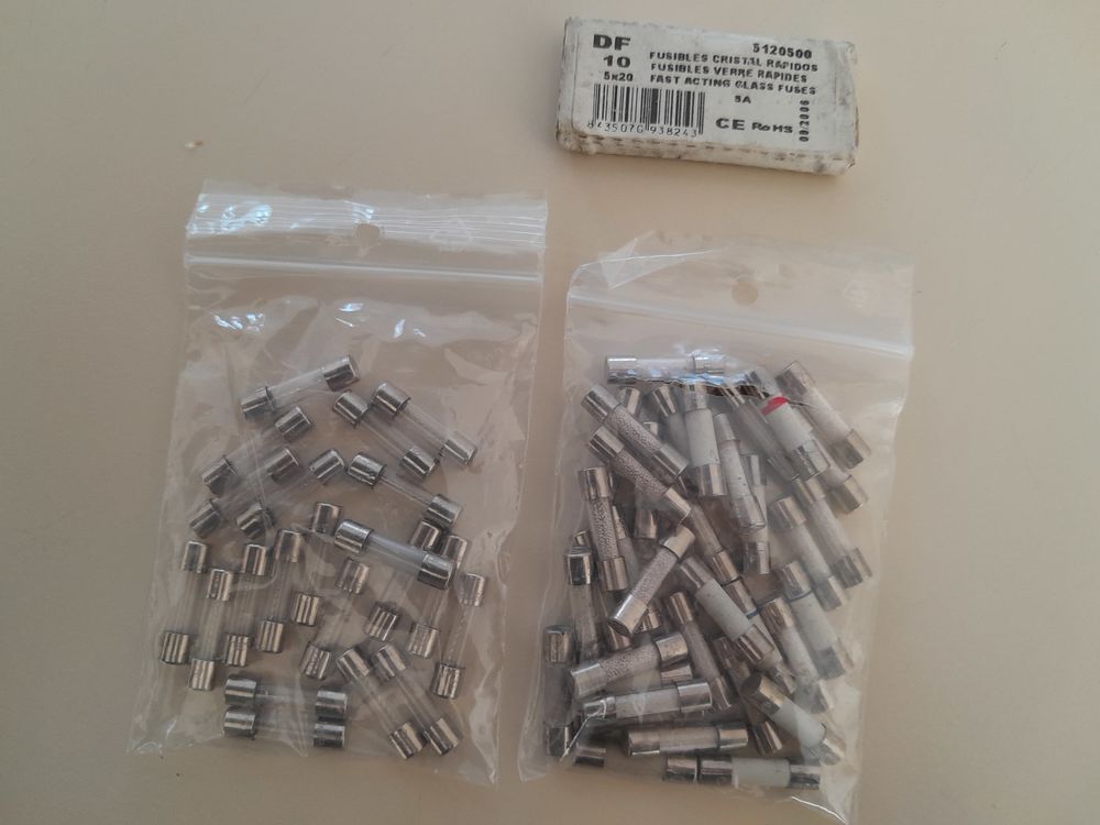 Lot de fusibles 5x20 Bricolage