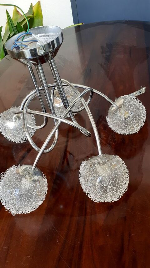 Lustre 5 branches contemporain 10 Grisolles (82)