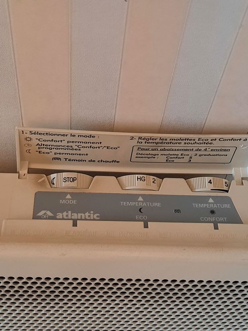 Radiateur rayonnant ATLANTIC Electroménager