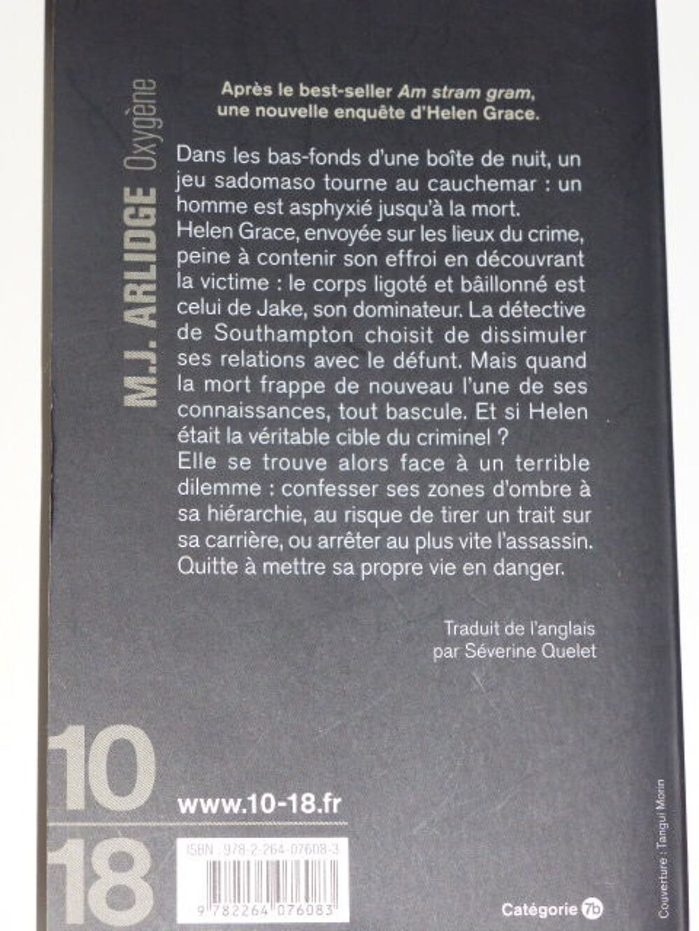 Oxyg&egrave;ne M.J. Arlidge Livres et BD