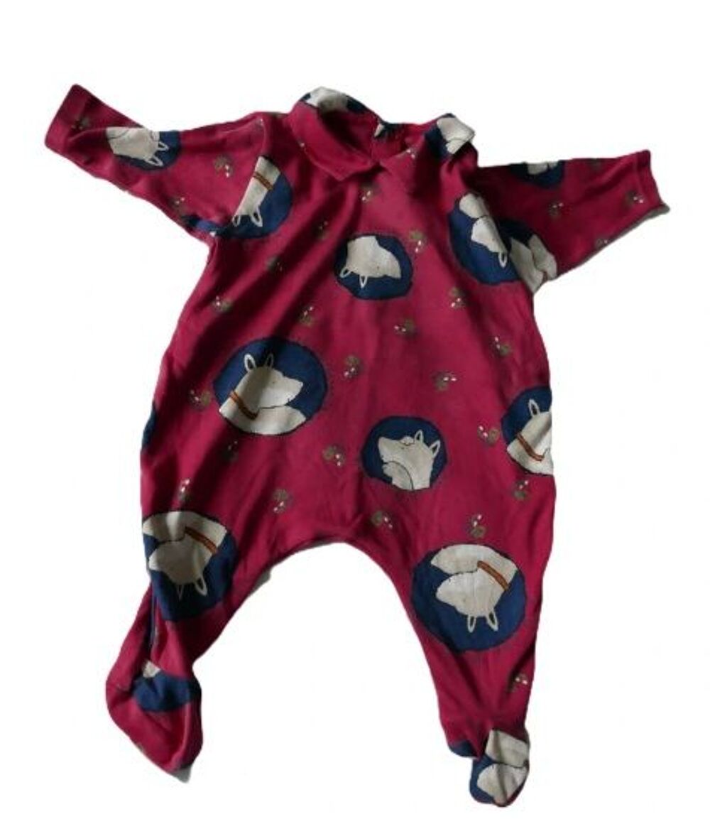 pyjama b&eacute;b&eacute; 3 mois- dors bien - catimini -motif ours- pyjama Vêtements