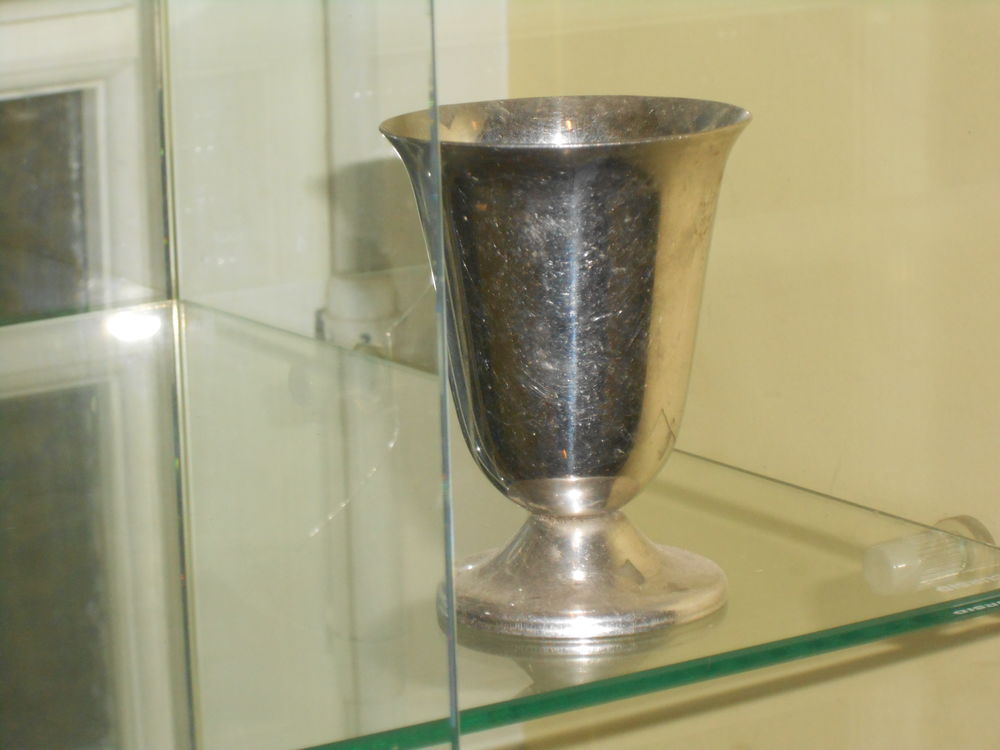 timbale verre en m&eacute;tal Décoration