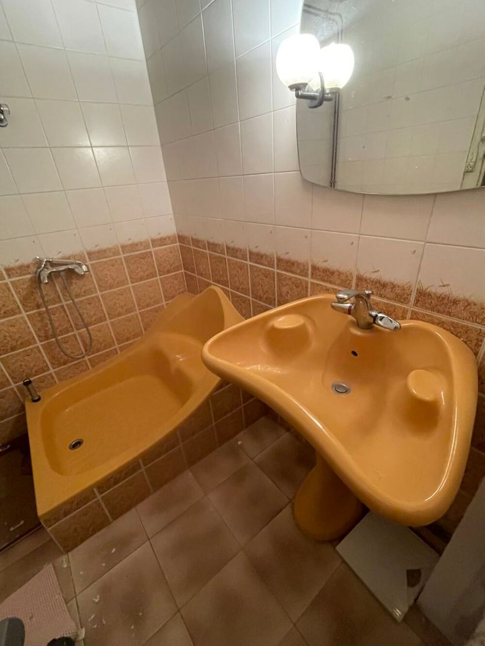 ensemble bac, &eacute;vier, colonne de salle de bain Bricolage