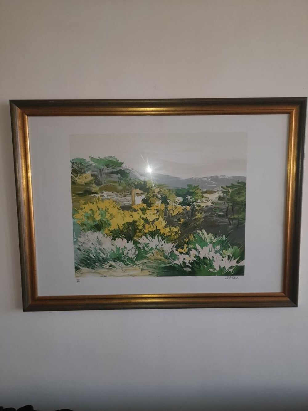 tableau, cadre tr&egrave;s bon &eacute;tat Décoration