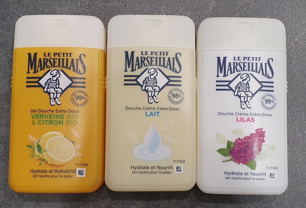 gels douche Le petit marseillais Maroquinerie
