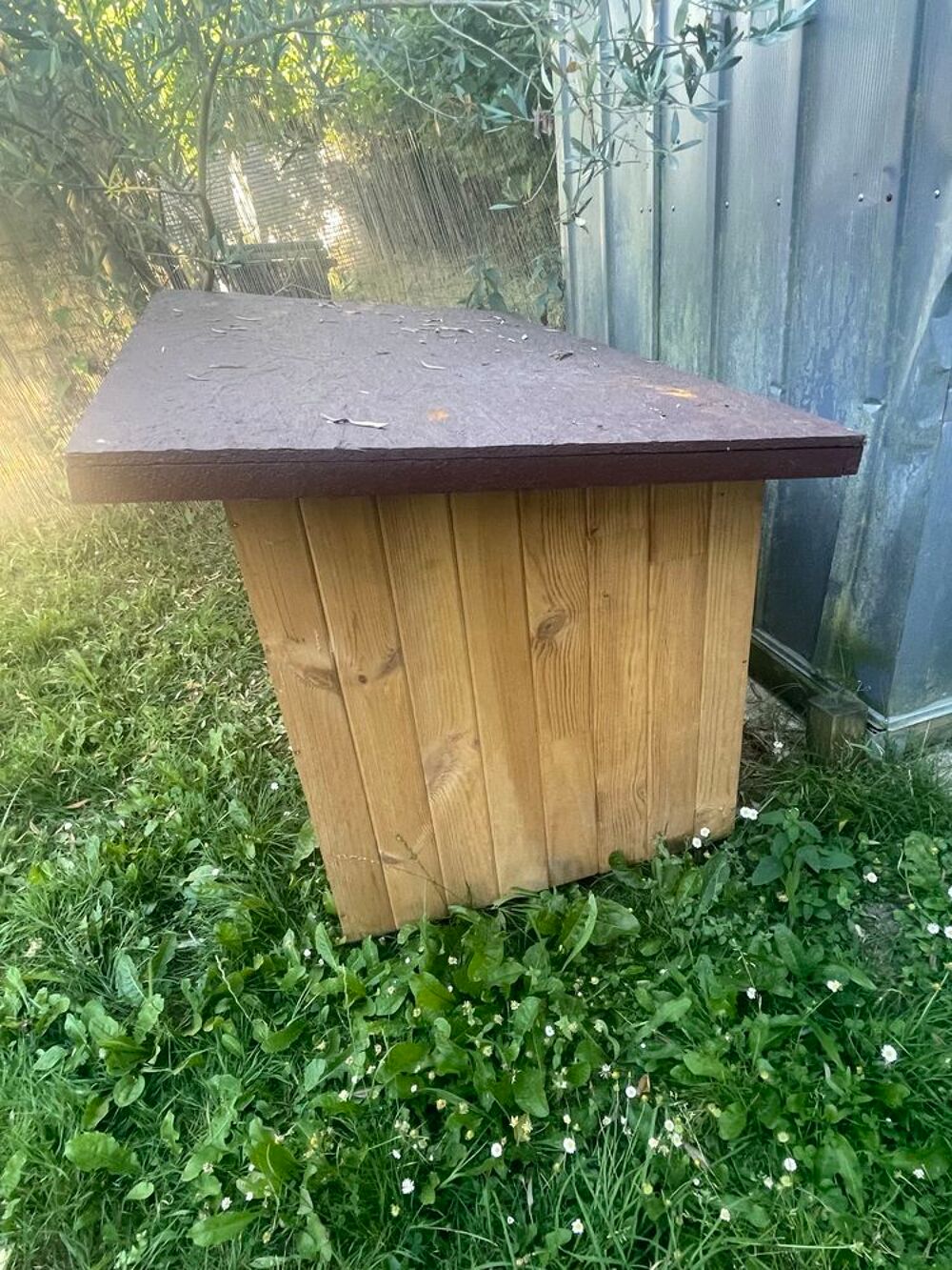 niche pour chian Jardin