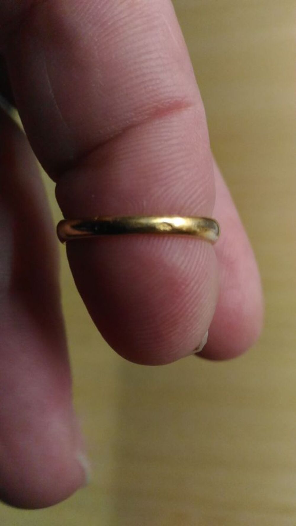 Jolie bague en or 18 k et diamant Bijoux et montres