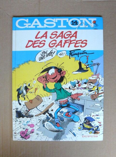 Gaston : La saga des gaffes - Franquin - Dupuis - 1982 6 Argenteuil (95)