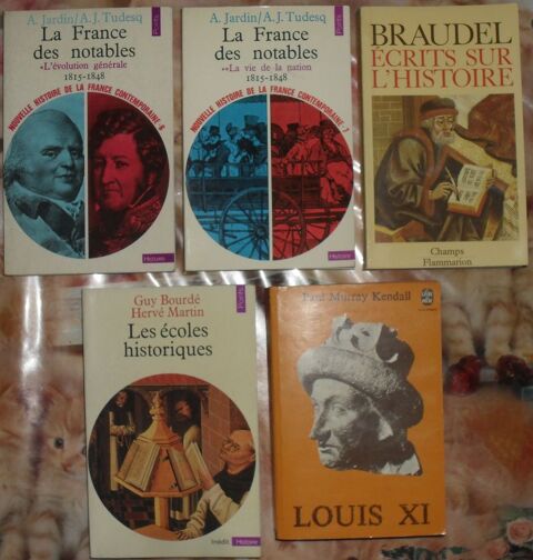 Lot de 5 livres d'Histoire en format poche en excellent tat 35 Montreuil (93)