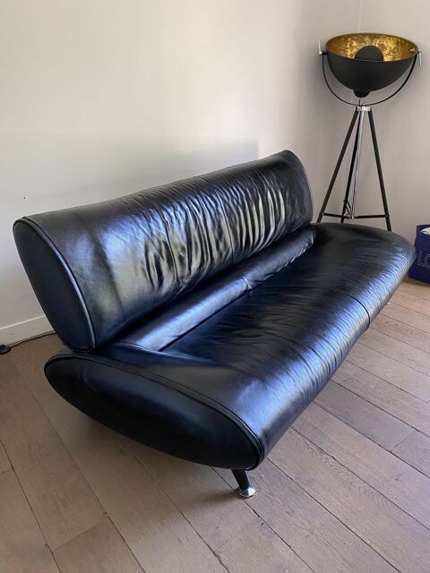 Canap en cuir design, modle Equinoxe, marque Steiner 370 Saint-Cloud (92)