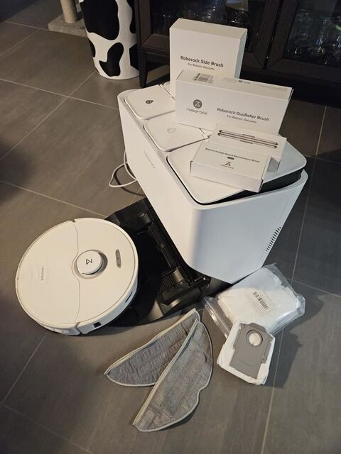 Robot aspirateur et laveur Roborock S8 Pro Ultra blanc 700 Montrelais (44)