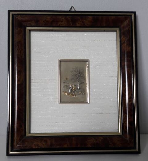 Chromolithographie ANGELILLO feuille d'argent 999%o  30 Metz (57)