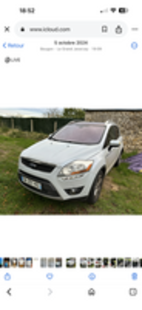 Kuga 2.0 TDCi 140 DPF 4x4 Titanium 2012 occasion 79800 Bougon