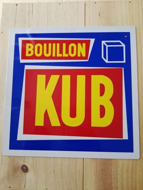 Bouillon KUB affiche publicitaire 6 Asnires-sur-Seine (92)
