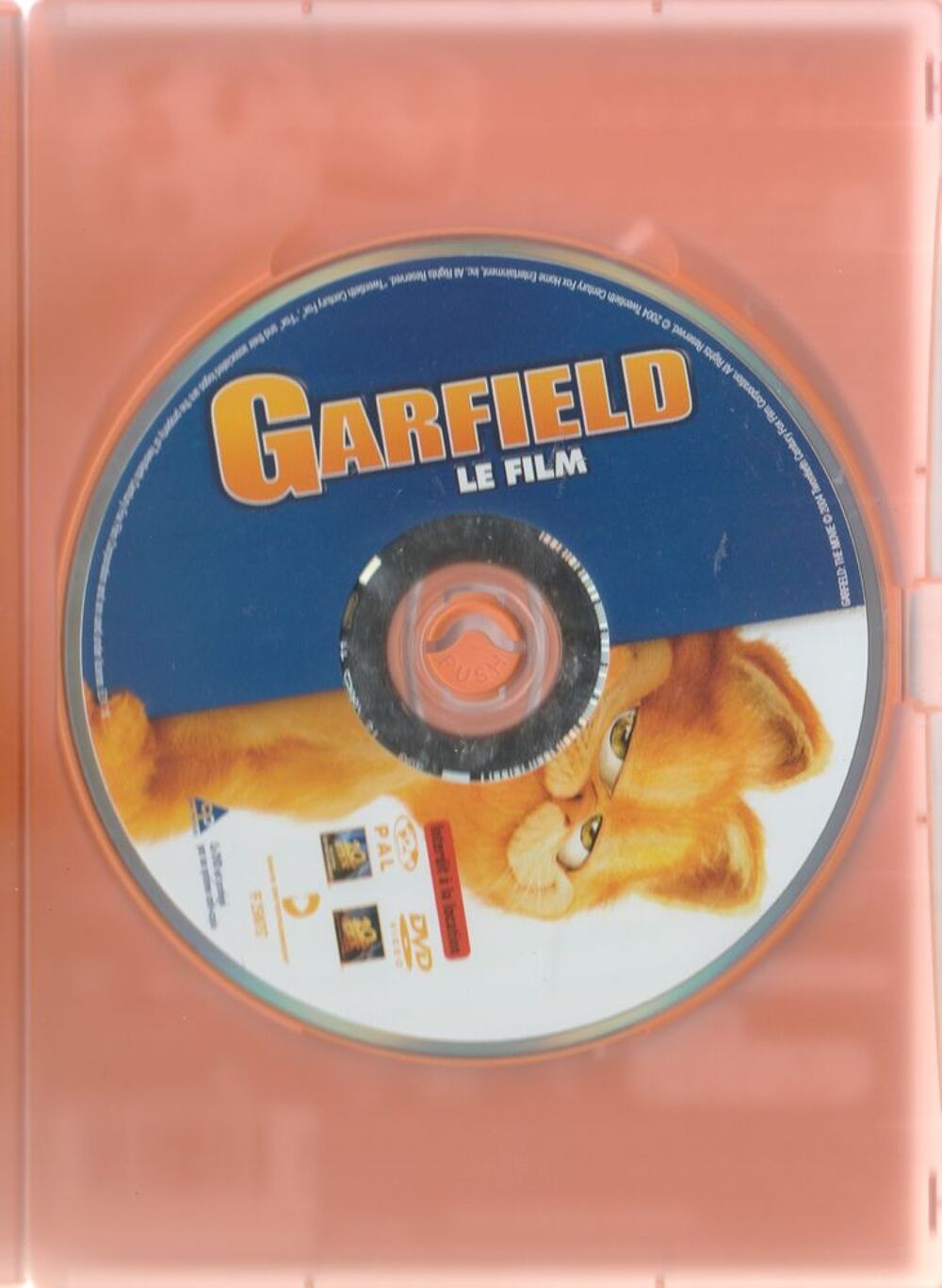 Garfield le film DVD et blu-ray