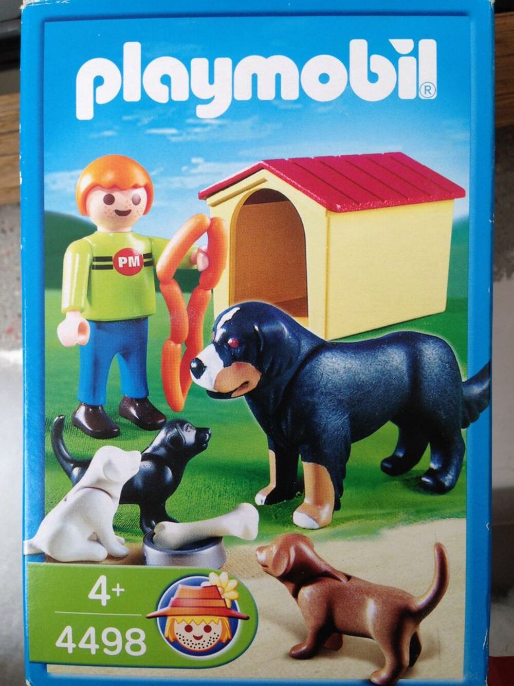 Jeu Playmobil N&deg; 4498 complet, l'enfant et famille de chien Jeux / jouets