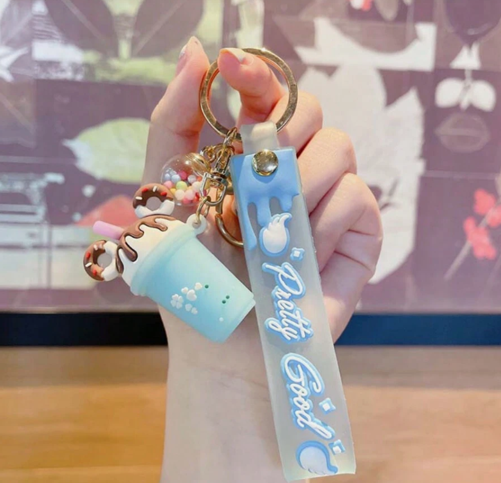 Porte-cl&eacute; Mickey Bubble Tea manga japon anime kawaii disney 