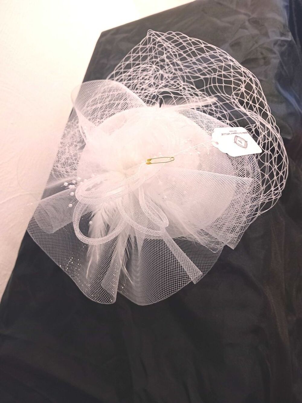 &eth;ŸOE&iquest; Bridal Hat / Weddings Hat Chapeau Bibi De mari&eacute;e/ de mariages et c&eacute;r&eacute;monies Vêtements