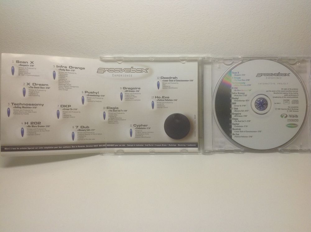 GROOVEBOX EXPERIENCE CD Envoi Possible
CD et vinyles