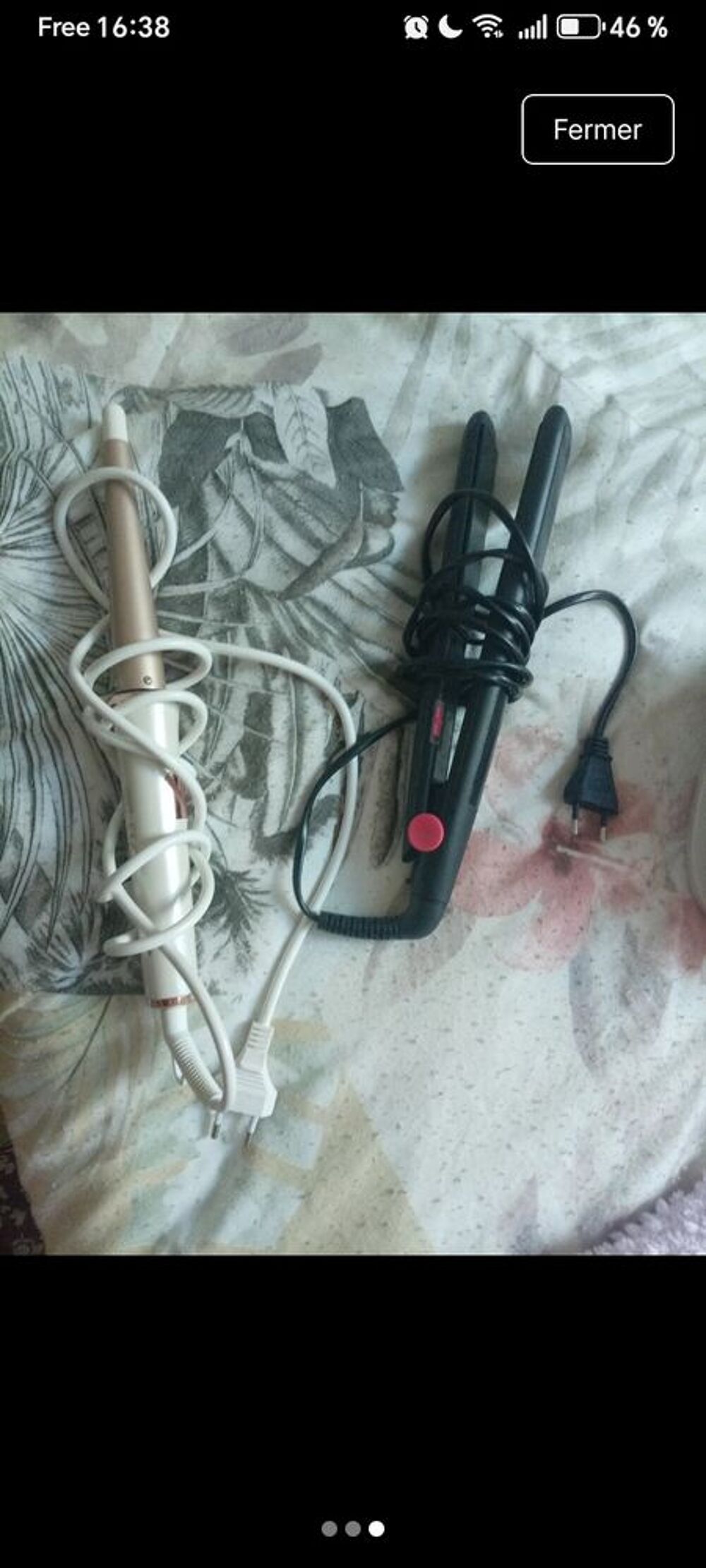 lampe UV ongles et lisseur boucleur Maroquinerie