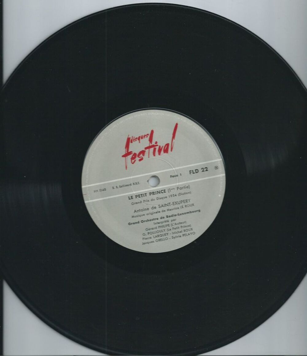 Vinyle 33T 25 cm le petit prince antoine de saint-exup&eacute;ry CD et vinyles