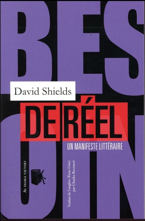 Besoin de réel- David Shields 4 Rennes (35)