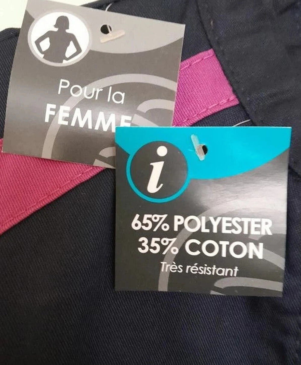 Combinaison de travail - Femme - LMA - Double zip - Taille M Vêtements