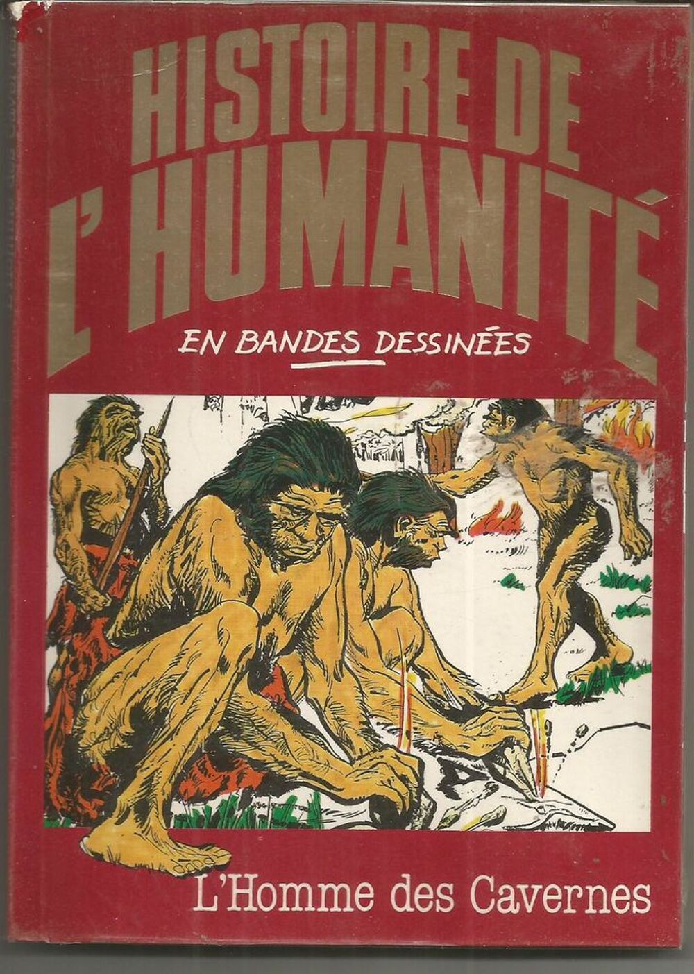 BD Histoire de l'humanit&eacute;, l'homme des cavernes Livres et BD